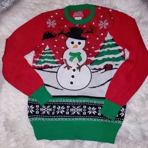 Ugly Christmas sweater snowman s